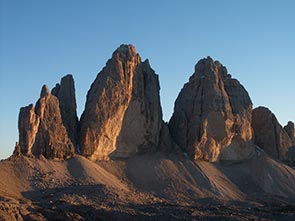 Three Peaks in the Dolomites