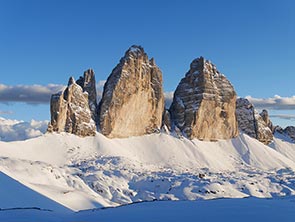 Three Peaks in the Dolomites