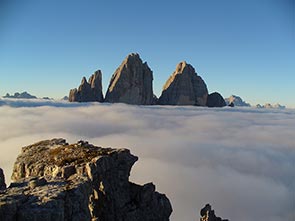 Three Peaks in the Dolomites