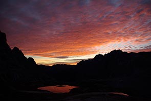 Three Peaks in the Dolomites