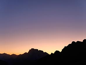 Three Peaks in the Dolomites